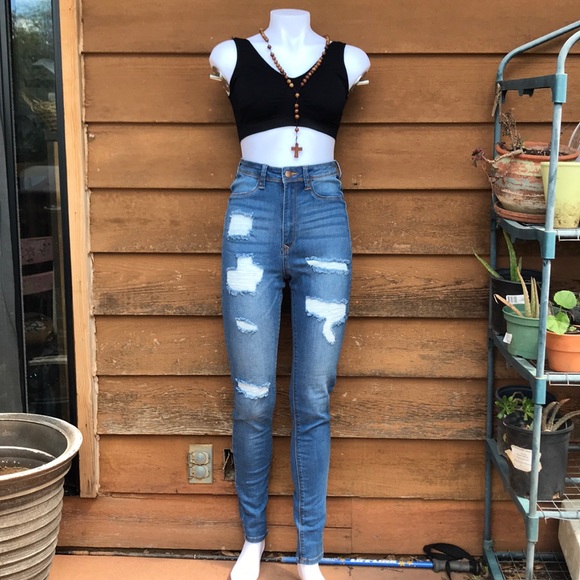 Fashion Nova Denim - NWT Fashion Nova High Waisted Med Blue Wash Jeans